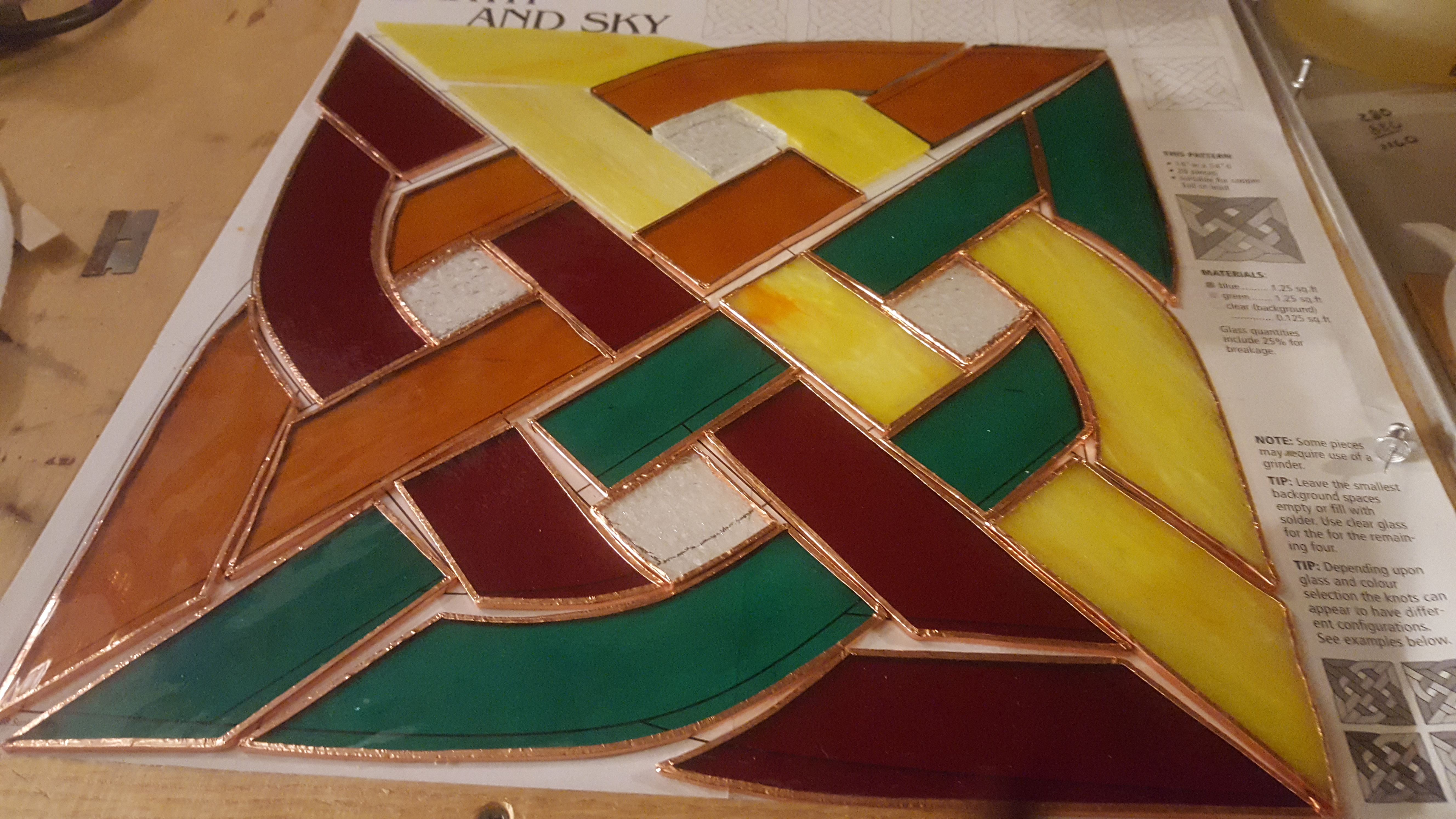 Stained glass round